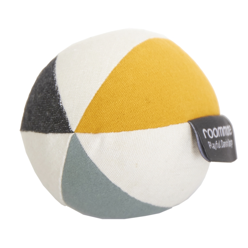 Babyball Canvas jade/senfgelb 10cm