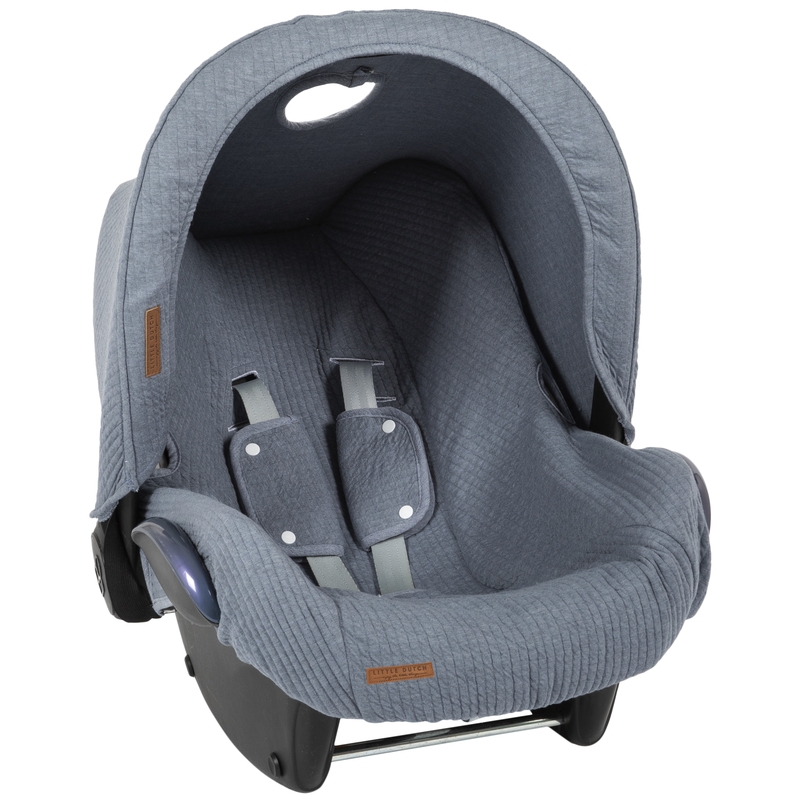 Sonnendach 'Pure' rauchblau für Babyschale