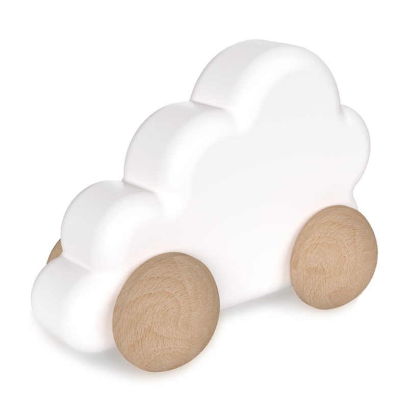 Holzauto Wolke weiß ab 1 Jahr