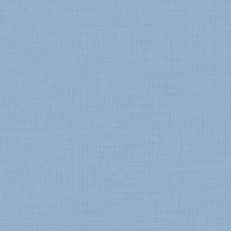 Vliestapete 'Leinenoptik' Uni blau