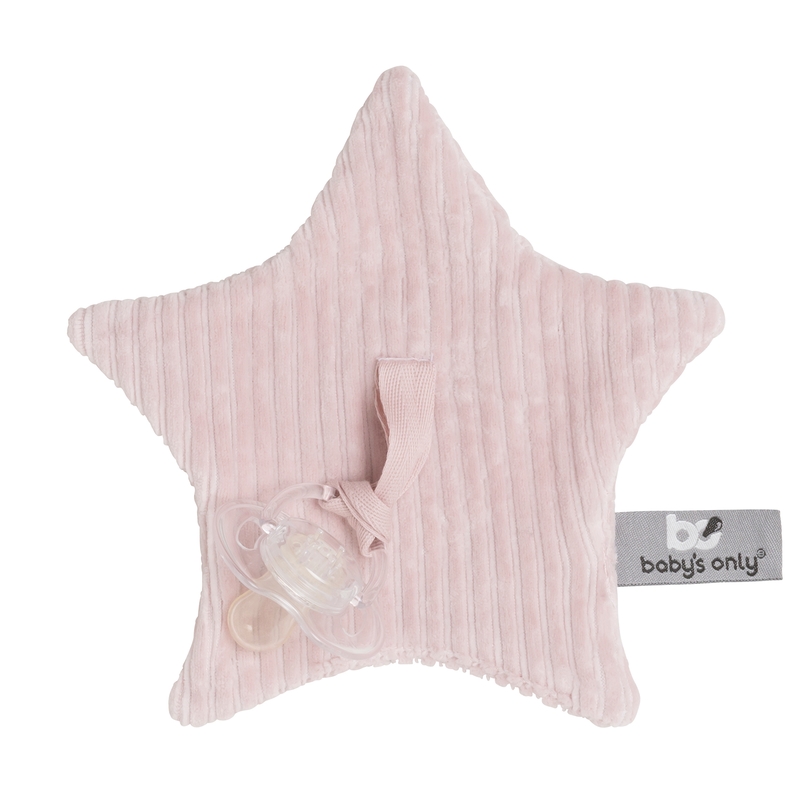 Schnullertuch 'Sense' Samt rosa