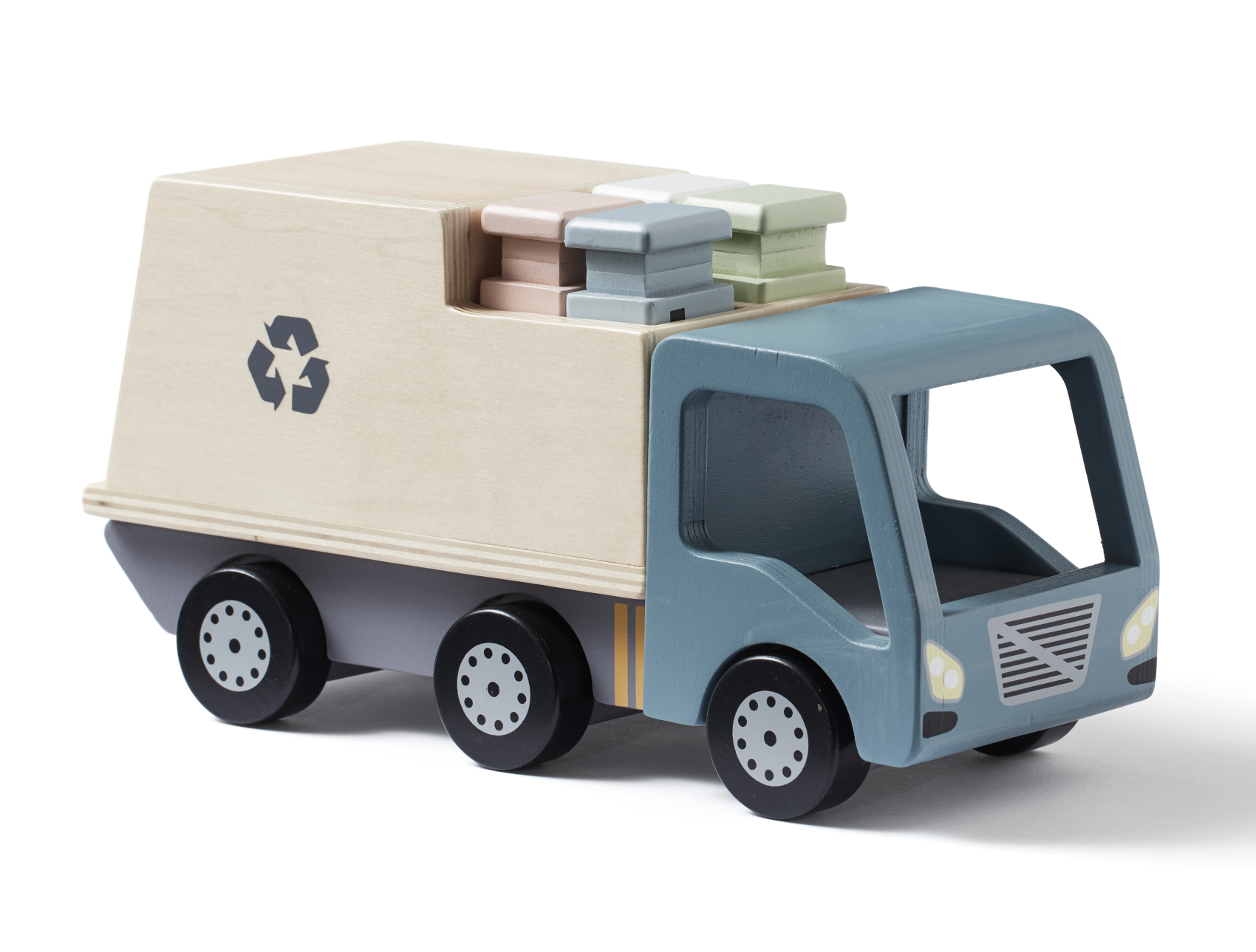 Kids Concept Müllauto aus Holz natur/blau ab 18 Monaten online kaufen