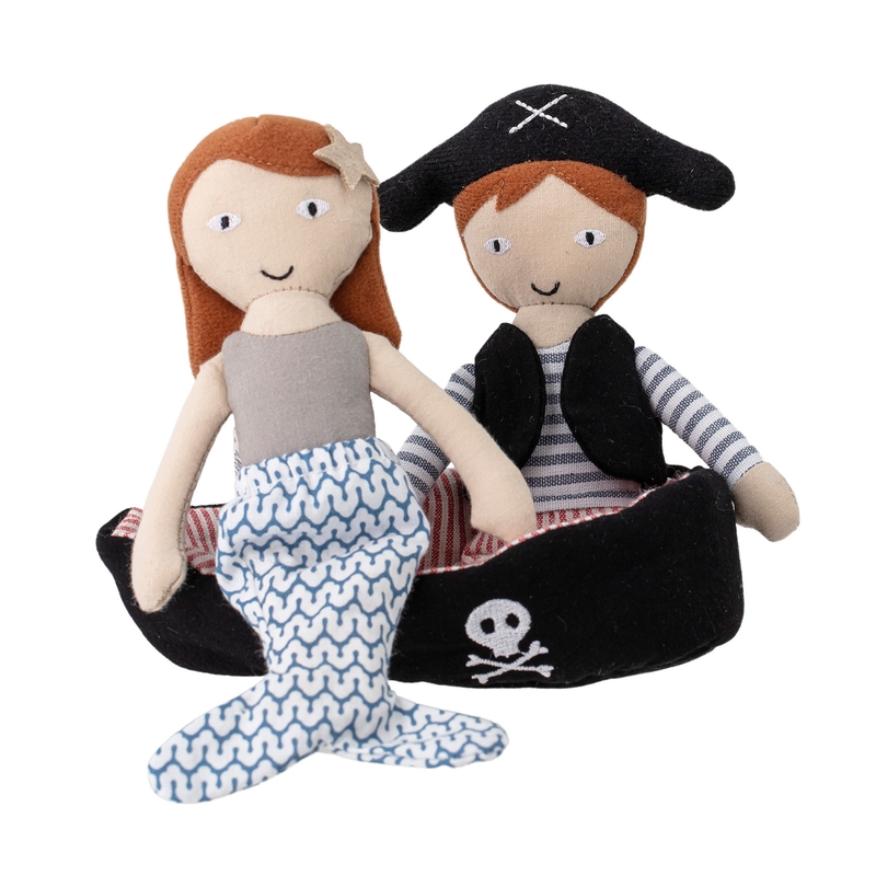 Puppen-Spielset &#039;Pirat &amp; Meerjungfrau&#039; Baumwolle