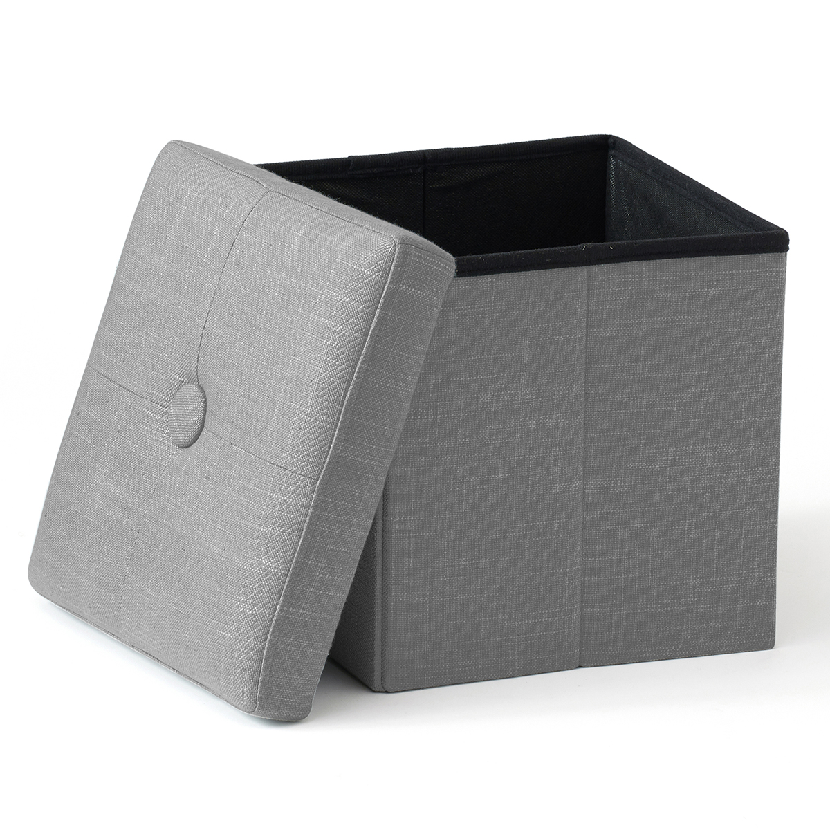 Kids Concept Hocker mit Aufbewahrung grau 30cm online kaufen