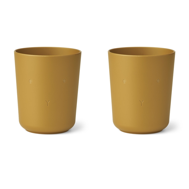 Kinderbecher &#039;Rabbit&#039; caramel 2er Set