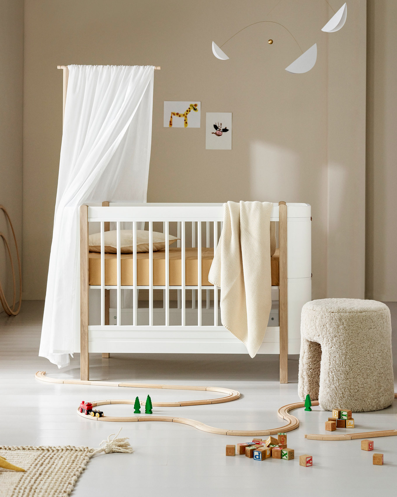 Umbaubares Babybett Wood Mini+ von Oliver Furniture