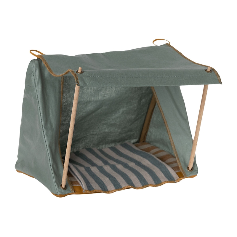 Campingzelt für Puppen grün 23cm (Micro)