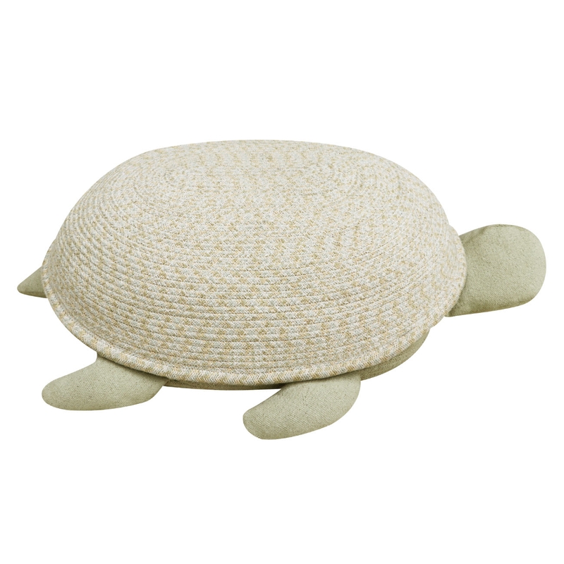 XL Schildkröten-Korb &#039;Mama Turtle&#039; grün 70cm
