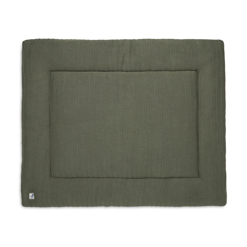Krabbeldecke &#039;Pure Knit&#039; Strick grün 75x95cm