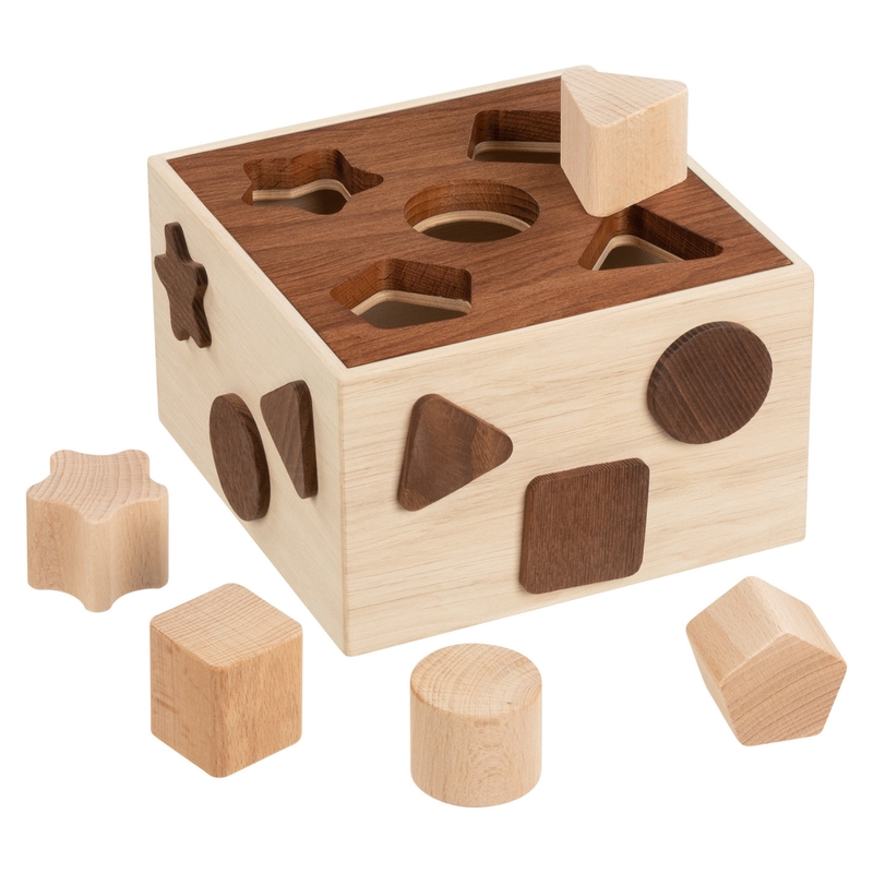 Öko-Formensteckspiel aus Holz &#039;Nature&#039; ab 1 Jahr