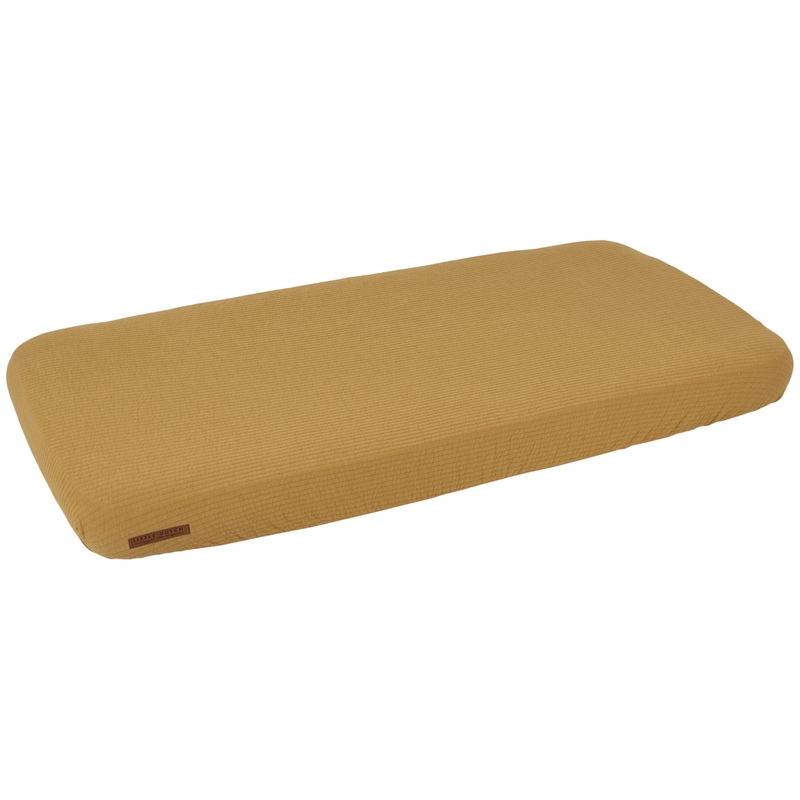 Baby Bettlaken 'Pure' senfgelb 70x140cm
