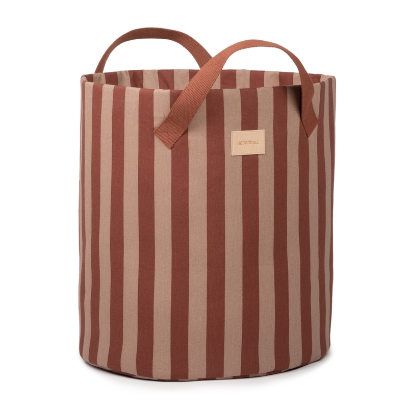 Aufbewahrungskorb &#039;Majestic&#039; marsala/taupe 40cm