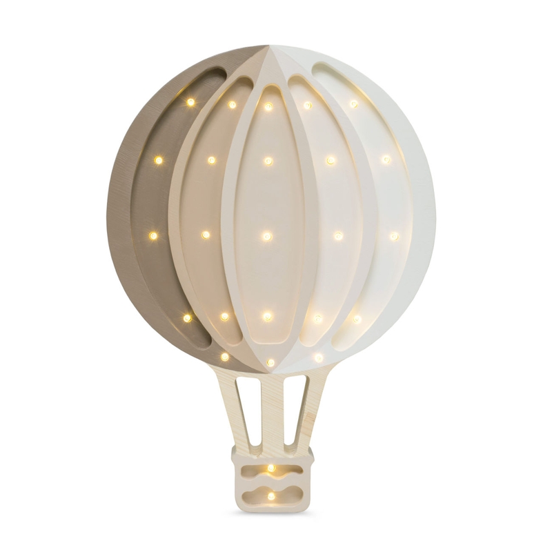LED Kinderlampe &#039;Ballon&#039; beige 39cm dimmbar