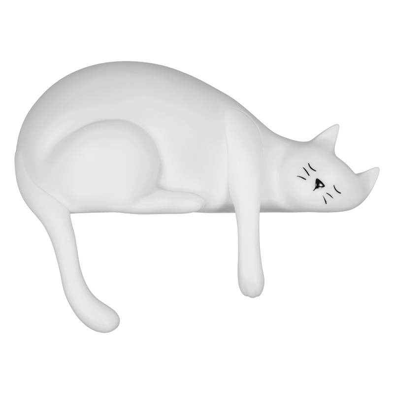 Kinderlampe &#039;Katze Georges&#039; LED weiß 30cm