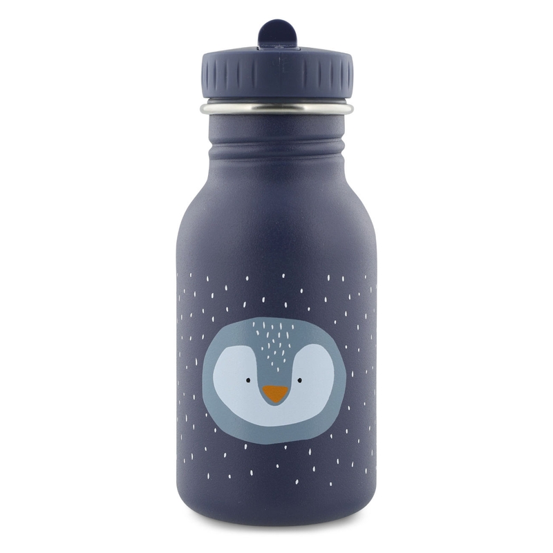 Trinkflasche &#039;Pinguin&#039; Edelstahl dunkelblau 350ml