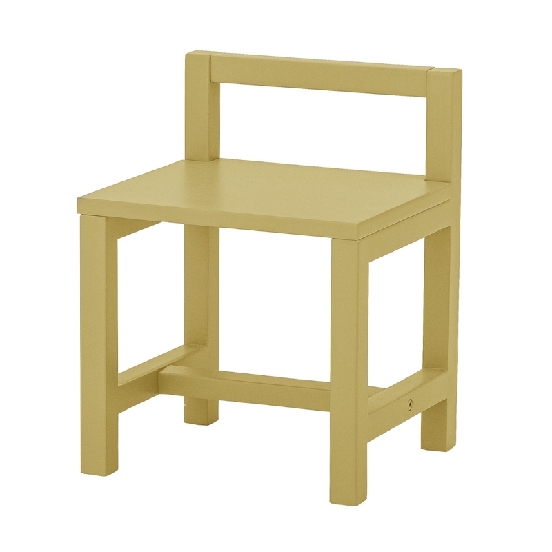 Kinderstuhl aus Holz &#039;Rese&#039; gelb