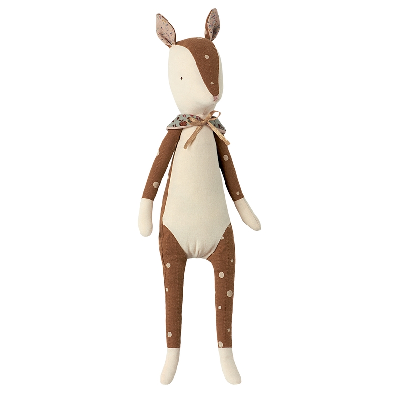 XL Kuscheltier 'Reh' braun/creme 57cm