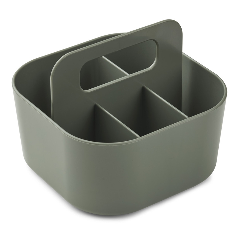 Organizer Box 'May' faune green 17x17cm tragbar