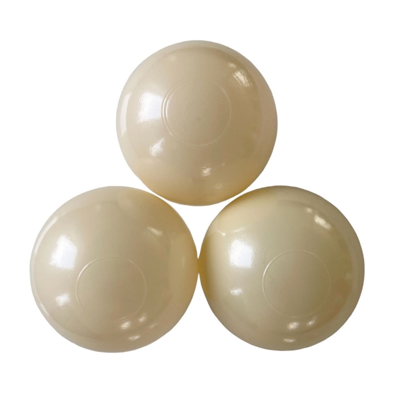 Zusatzbälle für Bällebad beige metallic 50 Stück
