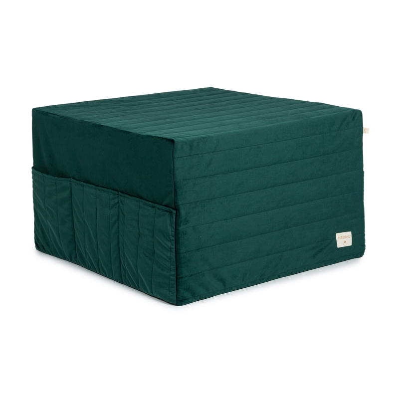 Faltmatratze &#039;Sleepover&#039; aus Samt jungle green
