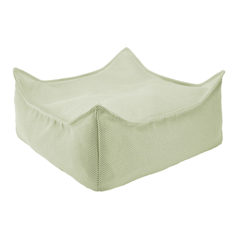 Outdoor Ottoman/Sitzkissen grün 60cm