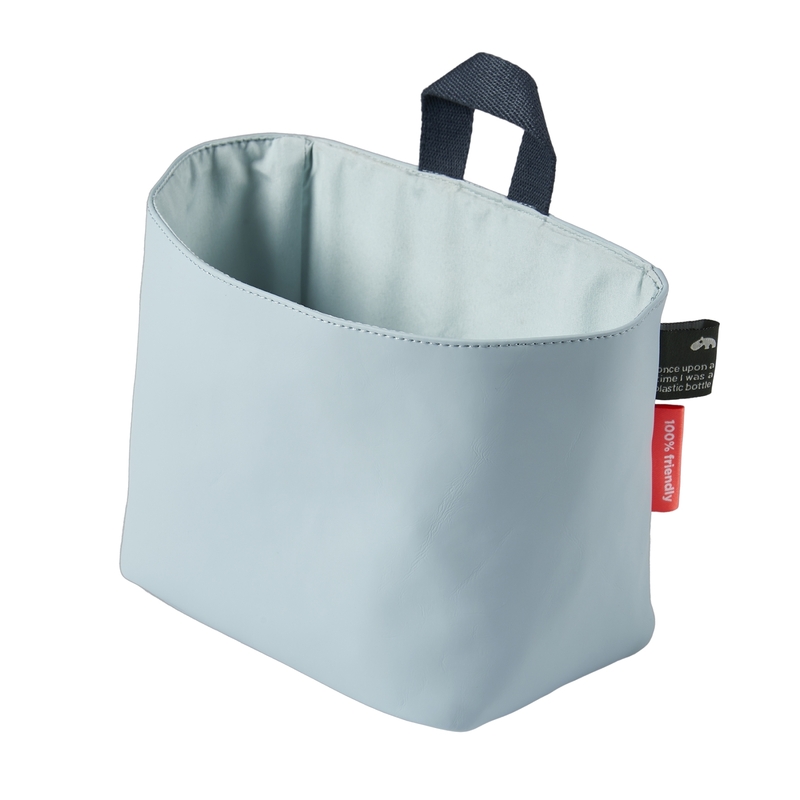 Recycle-Wandtasche softblau 15x13cm