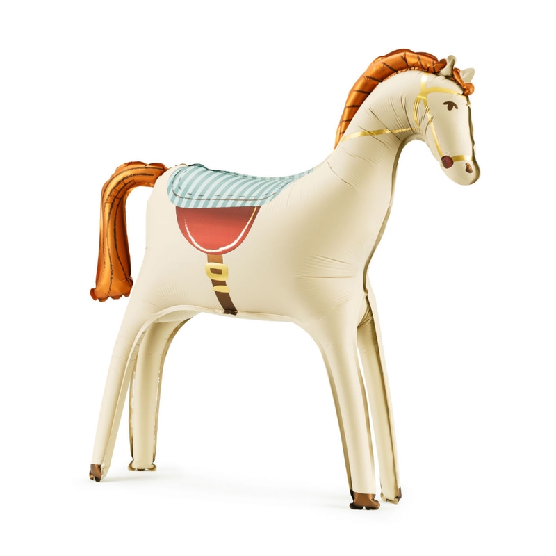 Stand-Luftballon Pferd beige 69x69cm