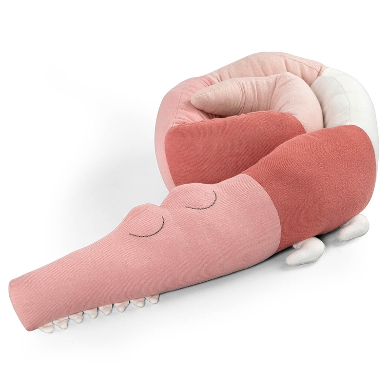 Bettschlange &#039;Sleepy Croc&#039; blossom pink 190cm