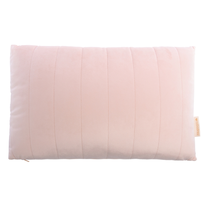 Bio Kissen aus Samt bloom pink 45x30cm
