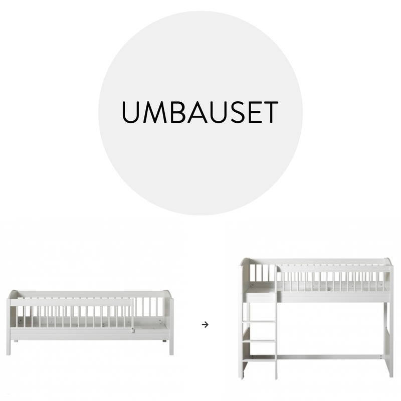 Umbauset - Juniorbett zum Halbhochbett &#039;Lille+&#039;