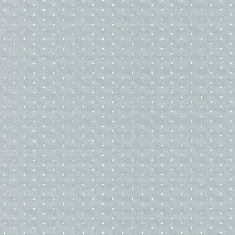 Stoff &#039;My Little World&#039; Punkte rauchblau