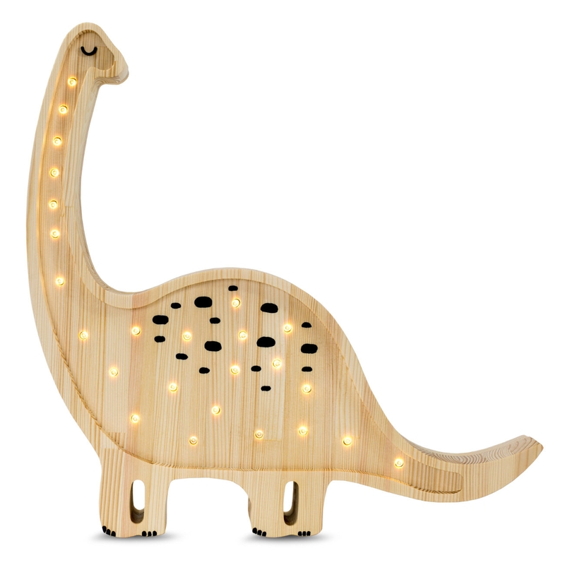 LED Kinderlampe &#039;Dino&#039; natur 39cm dimmbar