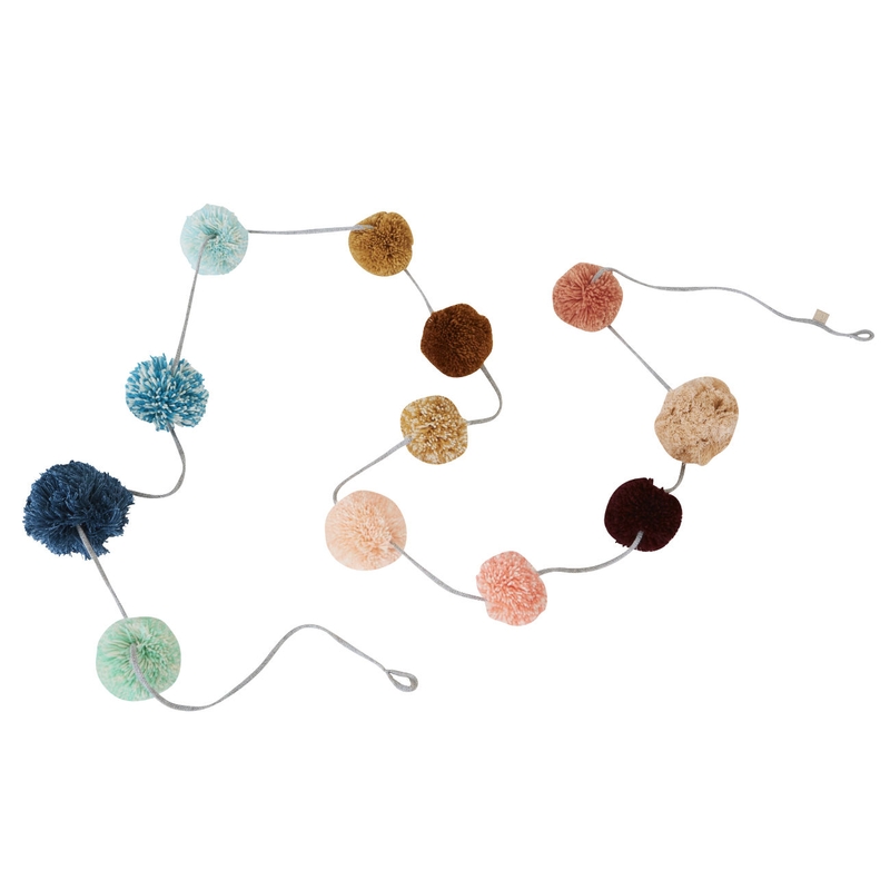 Pompon Girlande handmade 280cm