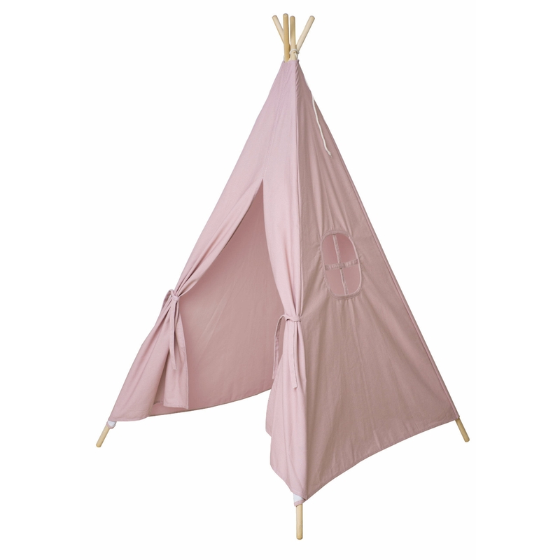 Kinder Tipi &amp; Spielzelt altrosa