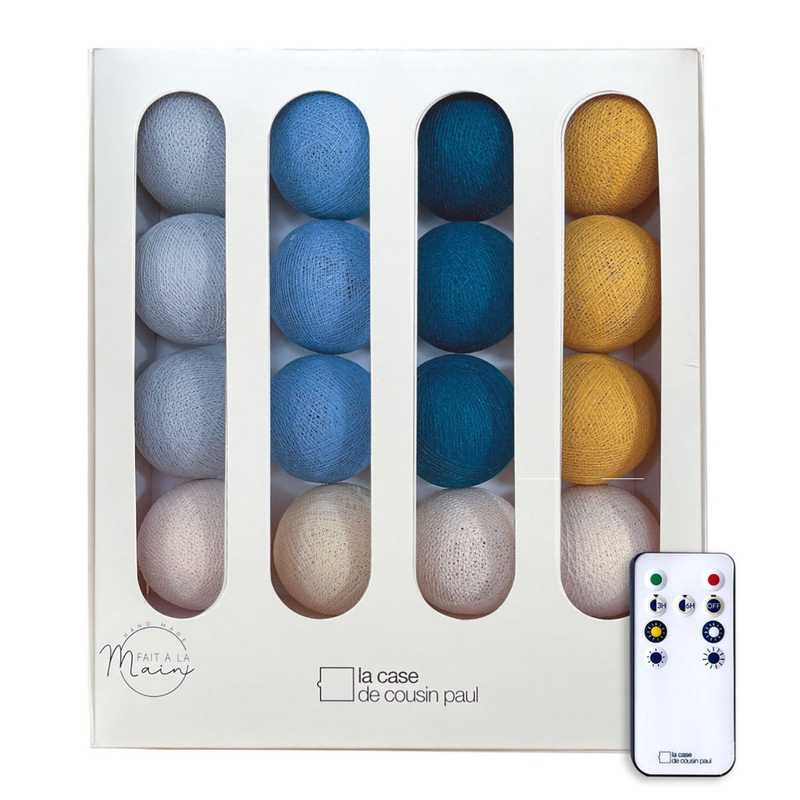 Lichterkette Cotton Balls &#039;Nuit Etoilée&#039; LED 16er