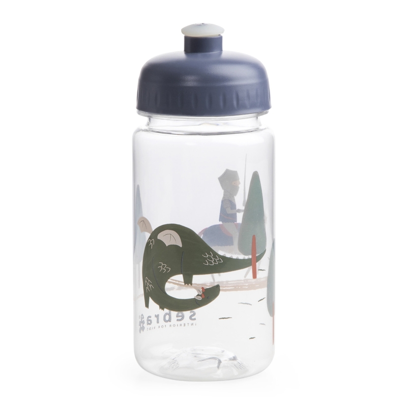 Trinkflasche transparent &#039;Dragon Tales&#039; 17cm