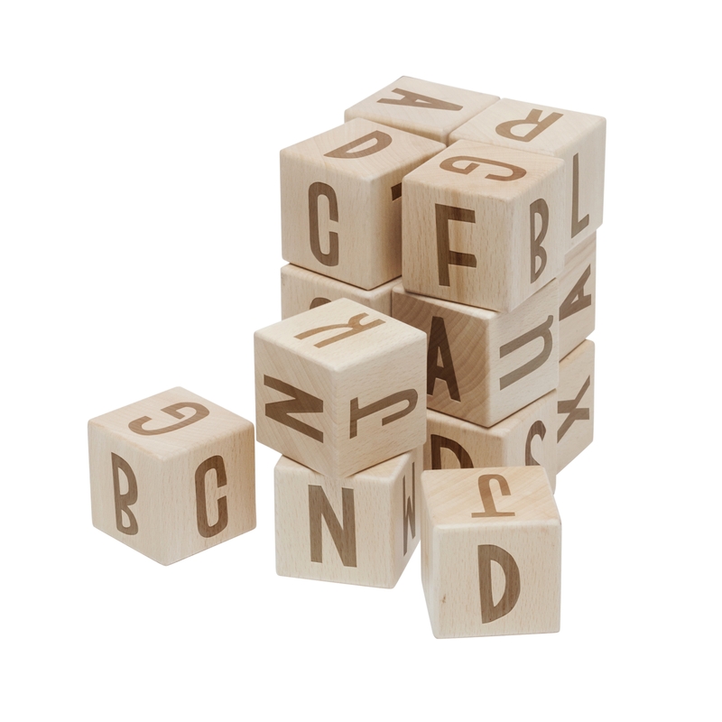 Buchstabenblöcke wood 16 St. ab 1 Jahr