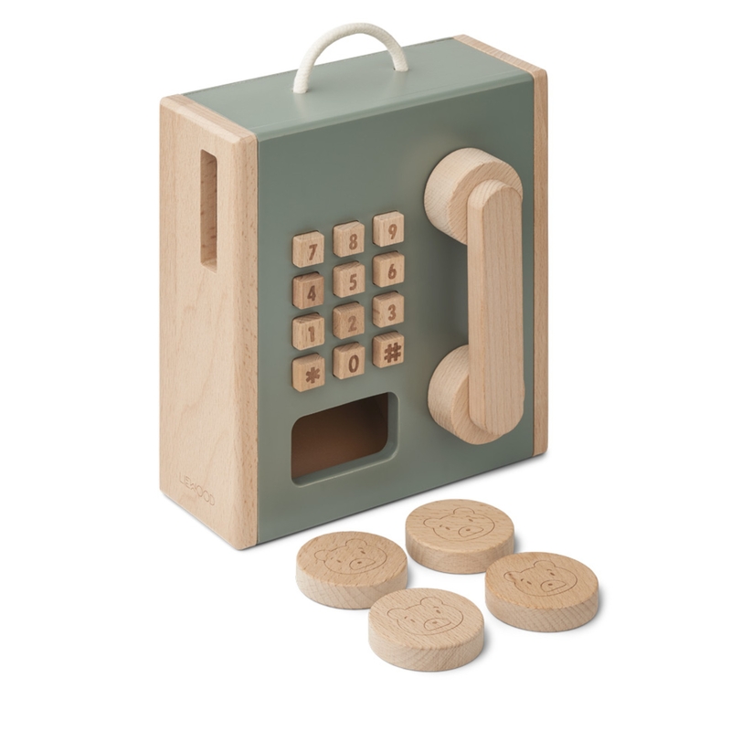 Spiel-Telefon aus Holz faune ab 3 Jahren