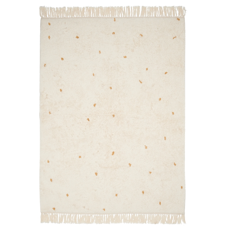 Teppich &#039;Dot&#039; creme/ocker 120x170cm