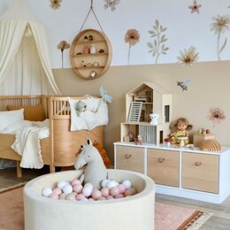 Kinderzimmer beige, creme