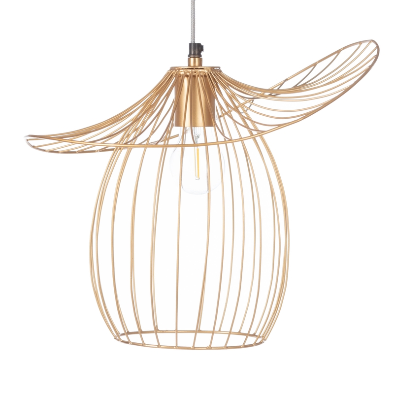 Hängelampe 'Jolie' Metall gold 37cm