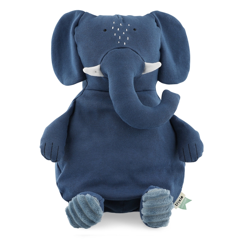Bio Kuscheltier &#039;Elefant&#039; blau 38cm