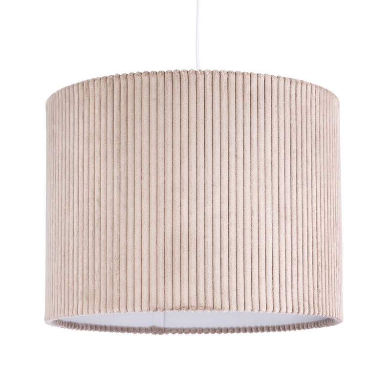 Hängelampe 'Pem' Cord taupe 40cm