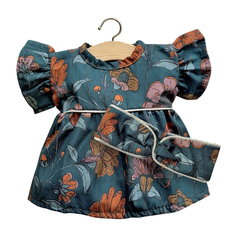 Puppenkleid & Stirnband 'Joëlle' für 34-37cm Puppen