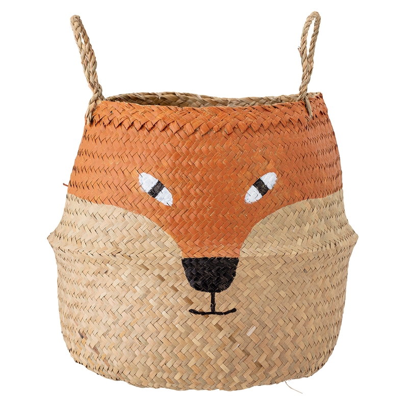 Aufbewahrungskorb &#039;Fuchs&#039; Seegras terra