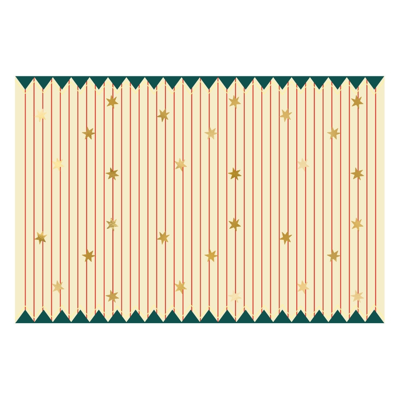 Party Tischdecke Zirkus beige/grün 80x120cm