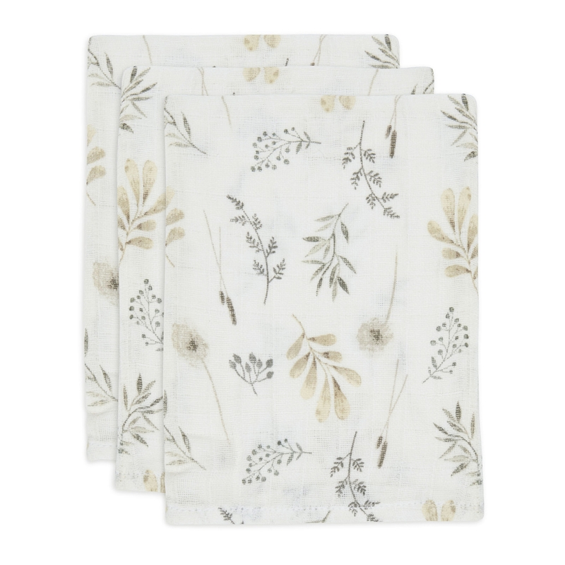 Waschlappen 'Wild Flowers' 3er Set