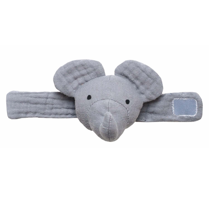 Armrassel 'Elefant' Mull grau