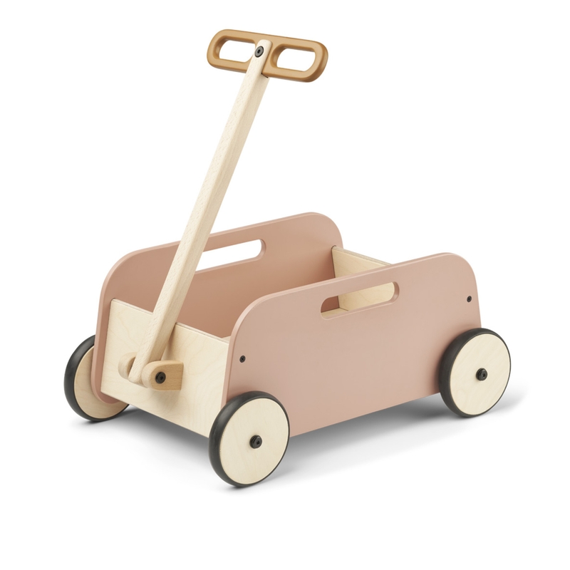 Spielzeugwagen Holz rose ab 3 Jahren