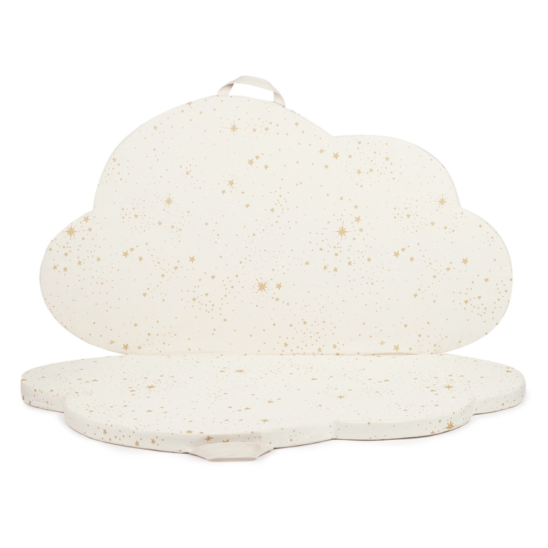Wolken-Spielmatratze &#039;Gold Stella&#039; natural 120cm